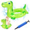 Anello di Nuoto a Forma Dinosauro,Baby Float Salvagente con Seggiolino and Maniglia,Salvagente Neonato Galleggiante Gonfiabile del Bambino Dell'anello di Nuoto del Bambino, Bambini Piscina Giocattolo