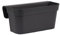 Nicoli vaso da balcone Arké Balcony, balconiera in resina cm 40x23x18h, fioriera autoportante per parapetto (antracite)