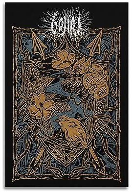 VZRSQZK Godzilla Band-Poster, dekoratives Gemälde, Leinwand-Wandposter und Kunstdruck, modernes Familienschlafzimmer-Dekor-Poster, 20 x 30 cm