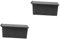 OQHAIR 2pcs De Sandwich Mini Loaf Pans with Lids Black Metal Baking Pans Mini Toast Bread Toast Mold Cake Small Bread Fudge Tool Slider Black Square Tray Bread Making Mold