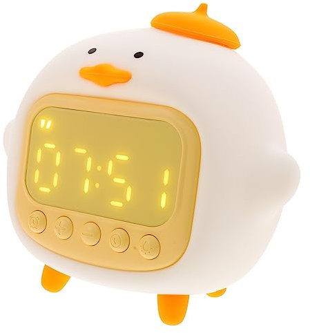 DOITOOL Stilvolle Nachtlicht Alarm Digital Wecker Jungen und Mädchen Nacht Lampe Multi-funktionale Einfach