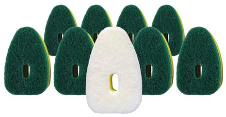 Smilyeez - Heavy Duty Dish Sponge Refill for Scrub Daddy Dish Daddy - (10 Pack) Dish Daddy Refills - Dish Daddy Sponge Replacement Head - Great for Washing Dishes and