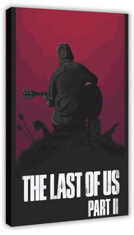 The Last of Us Teil II Poster (20) Leinwand Poster Wandkunst Dekor Druck Bild Gemälde für Wohnzimmer Schlafzimmer Dekoration Rahmenstil 60 x 90 cm
