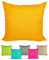 JACK 50x50cm Outdoor Lounge Kissen Dekokissen inkl. XXL-Füllung Wasserabweisend Sitzkissen Garten Stuhl Lotus Effekt, Farbe:Gelb