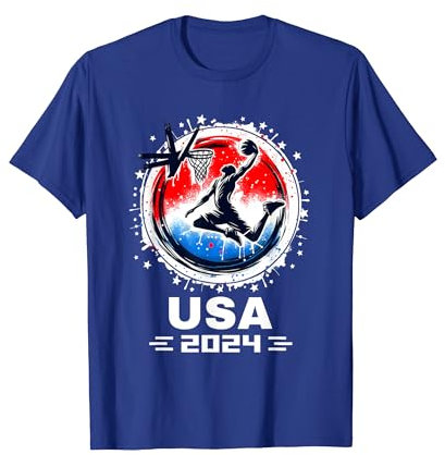 USA 2024 Vereinigte Staaten Basketball USA Team 2024 Basketball T-Shirt