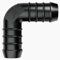51mm (2 Inch) Black Plastic 90 Degree Pipe Elbow Connector Pond Water Garden Silicone Rubber