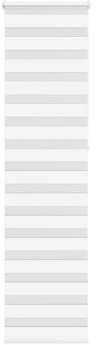 vidaXL Doppelrollo Weiß 55x230 cm Stoffbreite 50,9 cm Polyester