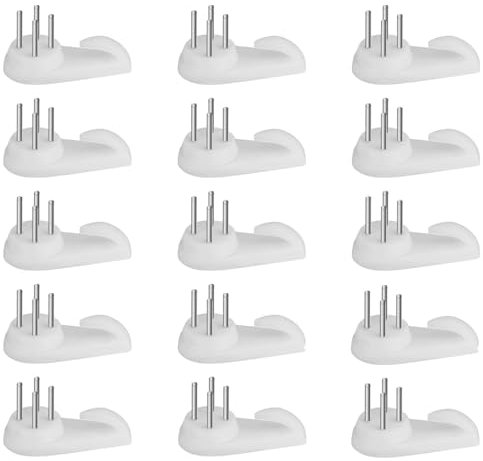 30 Pcs Non-Trace Picture Hanging Hook for Hard Walls No Nails Traceless Picture Hanging Kit for Picture Frame Photo Fixing Pictures Hangers Hook for Plasterboard Latex Lime Drywall Concrete Walls