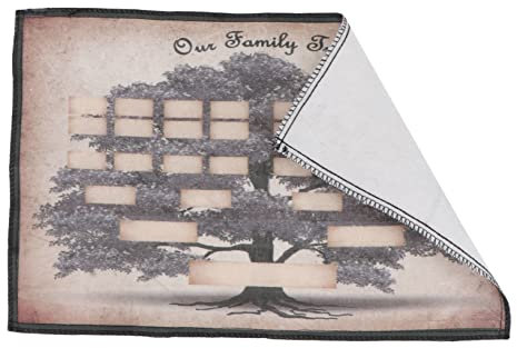 Gadpiparty Genealogie Familienbaum Poster Generationen Zum Ausfüllen Personalisierbare Familienübersicht Leinwand Stabiles Material Stilvolles Wohnaccessoire Und Geschenk Für Familien