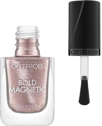 Catrice Bold Magnetic Nail Polish, Nr. 020, Pink, metallisch, vegan, ohne Mikroplastikpartikel, ohne Parfüm, ohne Parabene, 1er Pack (10.5ml)