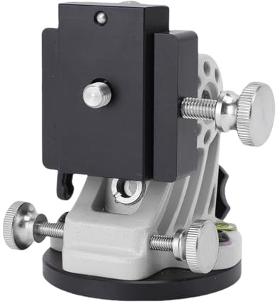 Yctze Breitengrad-Einstellbasis für Skywatcher-Teleskop, 3/8-Zoll-Gewinde, 0–90 Grad Verstellbare äquatoriale Halterung, Blasenausrichtungshalterung mit Astrofotografie-Design, Ideal für