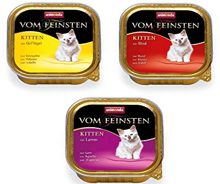 animonda Katze Vom Feinsten Kitten Mix Set Größe 12 x 100g