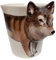 B2SEE Mug-loup-tasse-animaux-gateau-3d-ceramique Fait Main Enfant Femme Garcon Fille de LTD