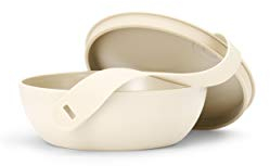 W&P WP-PBP-CM Plastic Porter Bowl Lunch Container Lunchbox, Cream