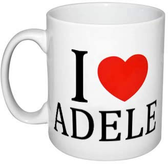 EC C595 I Love Adele Mug, Ceramic