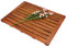 Utoplike Teakholz-Badezimmermatte, rutschfeste Duschmatte für das Badezimmer, 61x45.4 cm, rechteckige Holzbodenmatte, großes Format, geeignet für Spa, Zuhause oder im Freien