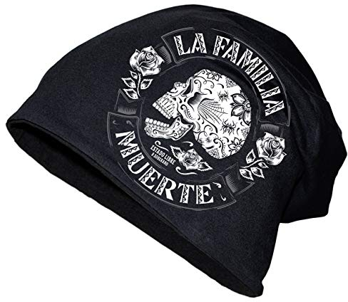 Spaß Kostet Long Beanie Slouch La Familia FCK Muerte Größe XS bis XXL