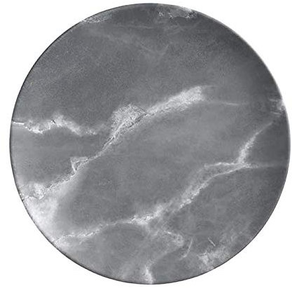 American Metalcraft MCP11GM Melamine Round Matte Coupe Plate, Grey Marble, 11-1/2
