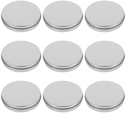 Milisten Candy Boxes 10Pcs Metal Round Tins Korean Sugar Candy Containers Jewelry Boxs Wax Holders Tea Canister for 2021 Korea Game Props Korean Toys