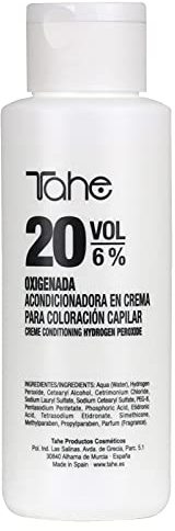 Tahe Oxigenada acondicionadora en crema para coloración capilar, 100 ml (Blanco, 100 ml - 20 vol.)…