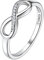 Suplight Unendlichkeit Ringe 925 Sterling Silber Zirkonia Infinity Verlobungsring Feine Silberringe Damen Schmuck Größe 65