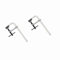 FLZOSPER 8-Inch（Throat 80 x 200mm）Heavy Duty F Bar Clamp，Drop Forged Steel Bar Clamps for Woodworking and Welding，2 Pack