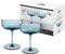 like. by Villeroy & Boch – Like Ice Coupe À Champagne-Dessert, Ensemble De 2 Pièces, Verre Coloré Bleu Glacé, Contenance 100 Ml