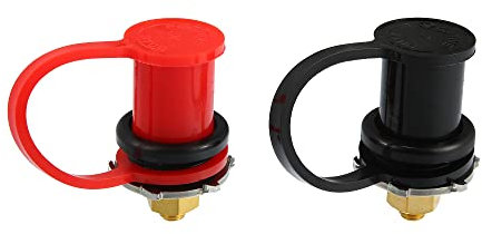 X AUTOHAUX 1 Set 3/8 Zoll Stud Jumper Terminal Remote Battery Terminals Relocation Kits for Can-Am Maverick X3 for Car UTV ATV Trucks
