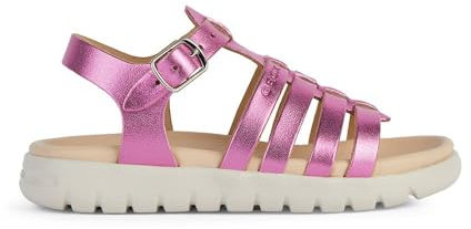 Geox J Sandal Soleima Gir, Donna, Fucsia, 49 EU