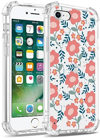 Bear Village Coque pour iPhone 6 Plus/iPhone 6S Plus, Anti-Jaunissement Etui de Housse Silicone, Antichoc Anti-Rayures Transparent Protection Coque pour iPhone 6 Plus/iPhone 6S Plus, Modèle-32