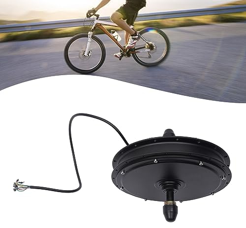 LOYEMAADE 36V 500W Elektrisches Fahrrad Radnabenmotor Bürstenlos Gearless Hinterrad Motor E-Bike Motor 30-40km/h Geeignetes Fahrrad Ausfallenden 135mm/ 5.31in