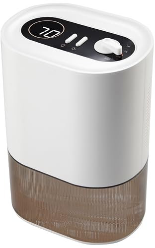 Xmosey 2000ML Premium Multifunctional Dehumidifiers for home - Anti Mould, Energy Efficient, Auto-Off Safety, Wardrobe Dehumidifier, Bedroom/Bathroom Low Noise, Display with Humidity Percentage