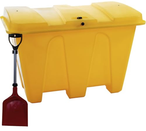 eurokraft | basic | Streugutbehälter | Inhalt 500 l | gelb