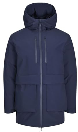 JACK&JONES Herren JCOCHARLIE Jacket BF Parka, Navy Blazer, L