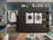 möbelando Waschmaschinenumbauschrank >LAUNDREEZY< in anthrazit - 235x200x67,5 (BxHxT)