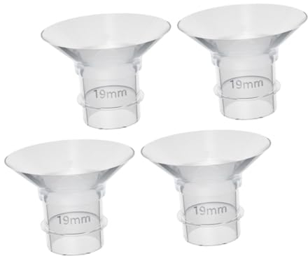 ULDIGI 4stücke Teilige Ersatz-flanscheinsätze Für Milchpumpen Kleine Silikon-flanscheinsätze Ersatzteile Für Tragbare Und Elektrische Milchpumpen