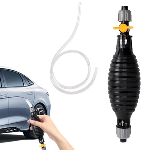 Pompa a trasferimento liquido, pompa a sifone per benzina, pompa di trasporto multiuso per benzina a mano | efficiente pompa di trasferimento a benzina per auto, garage e posto di lavoro