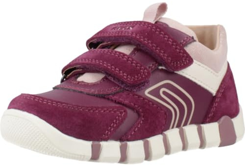 Geox Baby B Iupidoo Girl First Steps Dk Purple/Rose, 25 EU