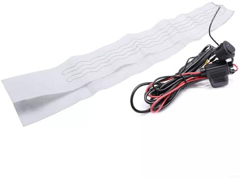 12 V Heated Steering Wheel Cover, Winter Car Heated Steering Wheel Cover Kit 12V Warm Pad DIY Installation With Safety Control Box For Vehicles