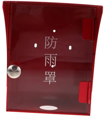 Vaguelly Fire Sprinkler Alarm Rain Cover Sturdy Doorbell Alarm Protective Cover