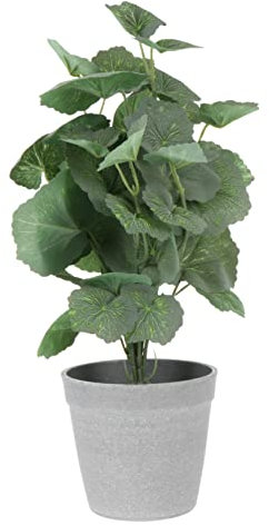 Cabilock Realistic Artificial Potted Begonia Plant for Indoor Decor Artificial Bonsai Material