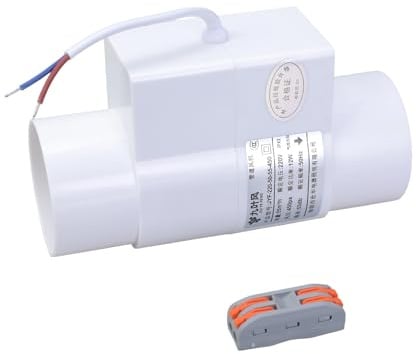 carotoe 50mm Duct Fan Powerful Inline Extractor Fan 12W Duct Blower Indoor Air Exhaust Boosters For Workshop Basement Tent Basement Ventilation