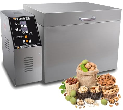 LYJIANGXIN TorréFacteur Professionnel pour Grains De Café, 2000 G/4000 G, TorréFacteur éLectrique pour Grains De Café, Minuterie Automatique pour Usage Domestique, Cuve AntiadhéSive, Chauffe Uniforme