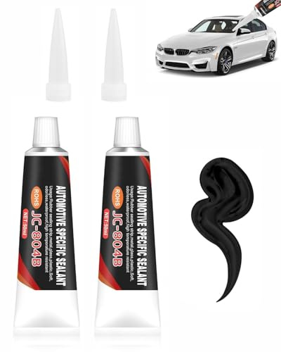 ZKUNL 2 pezzi Adesivo per carrozzeria, 50 ml, ad asciugatura rapida, resistente alle alte temperature, adatto per porte di auto, finestre, tetti auto