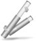 Flint Fusselrolle, Kunststoff, silberfarben, 33 mm
