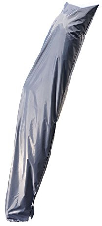 Housse de protection deluxe pour parasol à mât excentré de 200 à 400 cmMatière : polyester Oxford 420 - Imperméable - Résistant - Protection UV. 255 cm gris