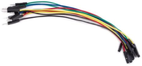 Velleman Steckbrücken, 1-polig, männlich zu männlich, 15 AWG, Set mit 10 Stück, Kupfer, mehrfarbig