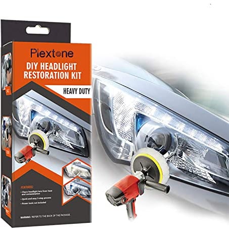 Plextone Restoration Kit Politur Leuchtturm Renovator Leuchtturm Lampe Auto Fahrzeugreinigung Professionelle Helligkeit zurückkehren (S202)