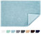 JARITTO Badematte rutschfest Badvorleger Mit Chenille Mikrofaser Badezimmerteppich Saugfähig Weich Maschinenwaschbar für Dusche Toilette 50 x 80 cm (Hellblau)