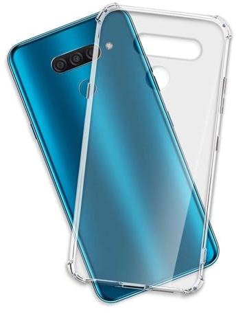 mtb more energy® Hülle Crystal Armor kompatibel mit LG Q60, LG K50 (6.26'') - verstärkte Ecken - Anti Shock Schutzhülle Case Cover Tasche